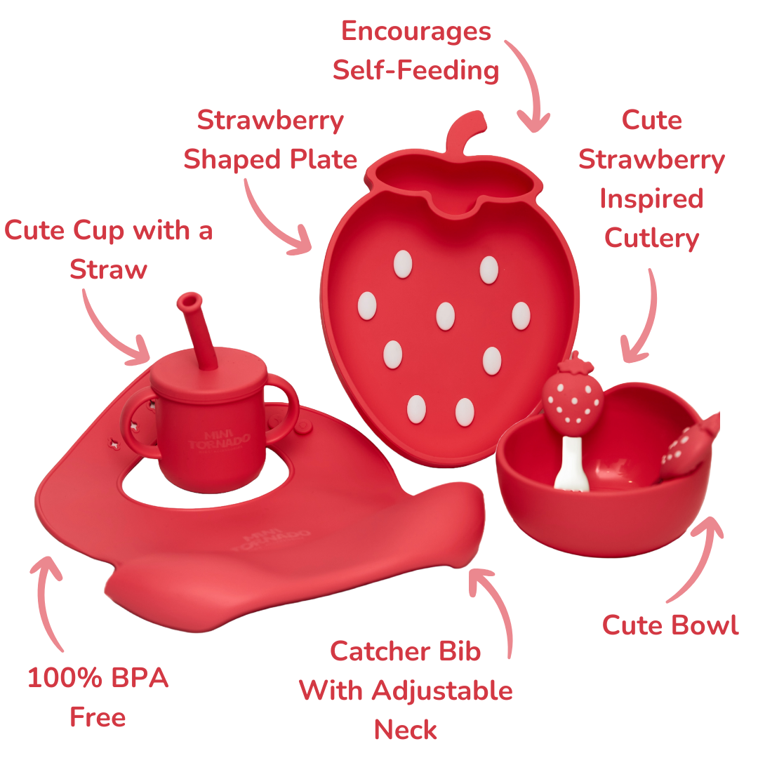 Strawberry Feeding Set
